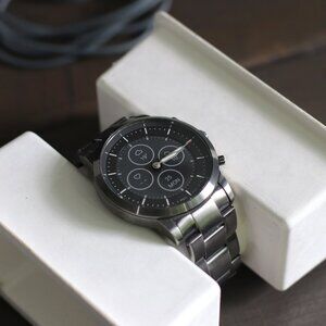 Fossil Collider Hybrid Smartwatch - Smoke Stainless Steel (FTW7009)